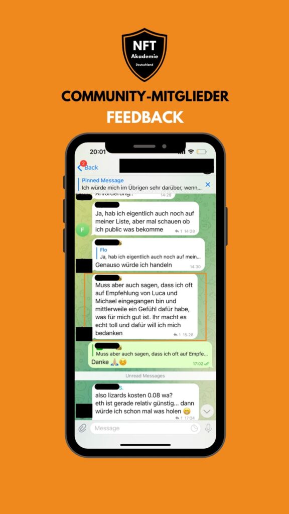 NFT Akademie Testimonials