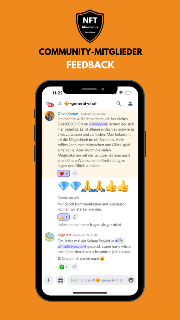 NFT Akademie Discord Erfahrungen