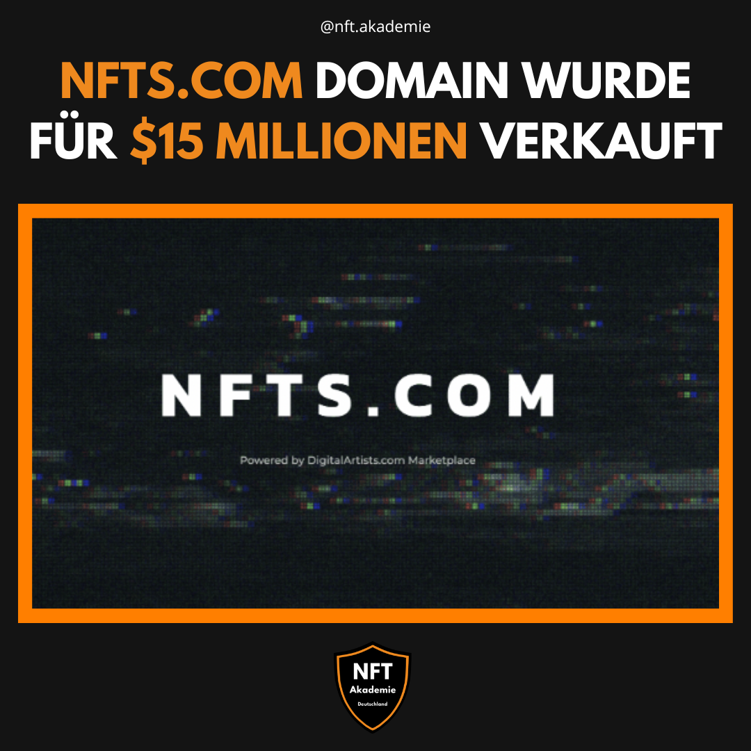 Read more about the article NFTs.com Domain für 15 Mio. US-Dollar verkauft