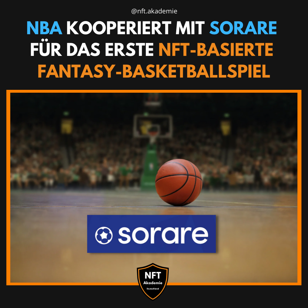 Read more about the article NBA kooperiert mit Sorare für das erste NFT-Basierte Fantasy-Basketballspiel