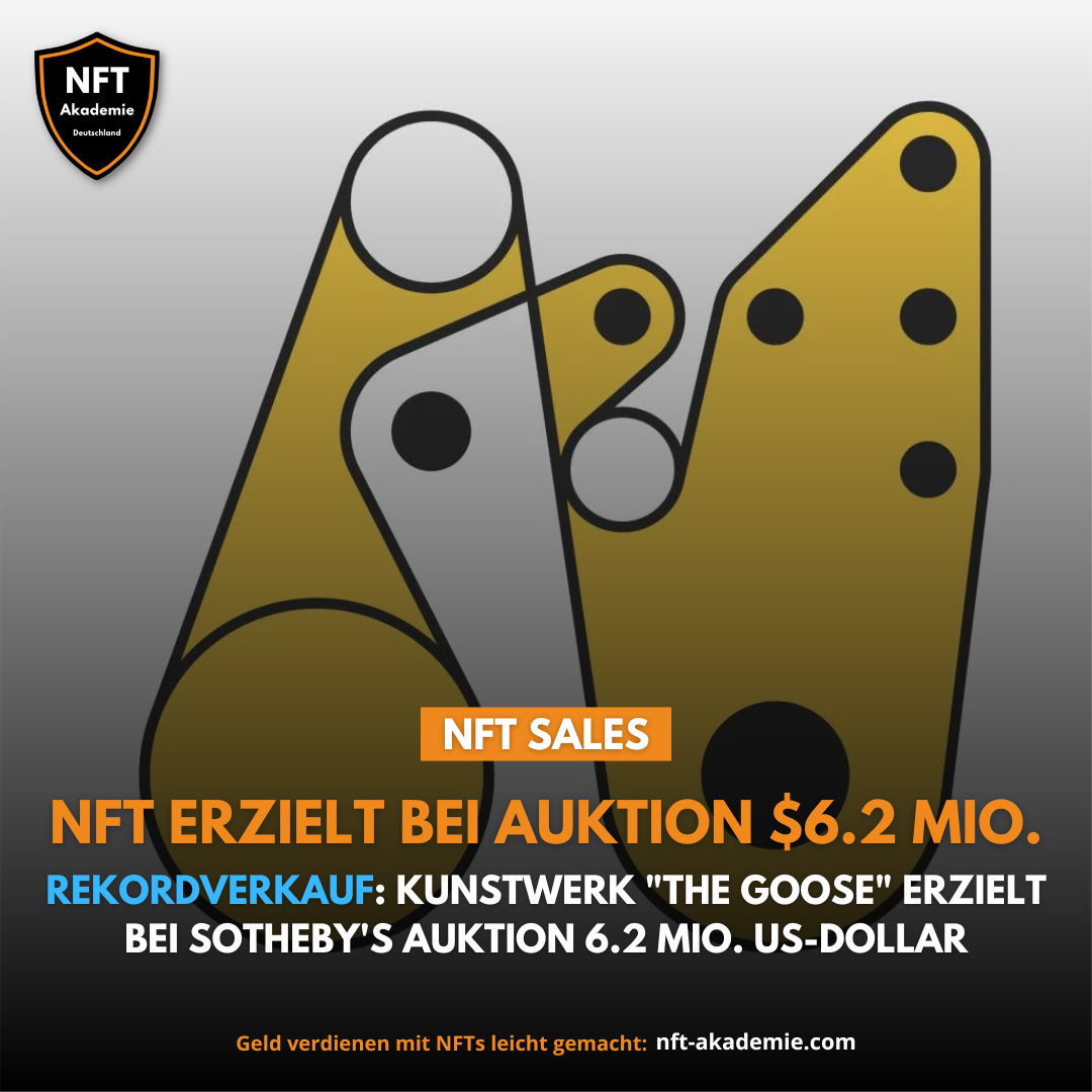 Read more about the article Blockchain-Kunst erzielt bei Auktion $6.2 Mio.