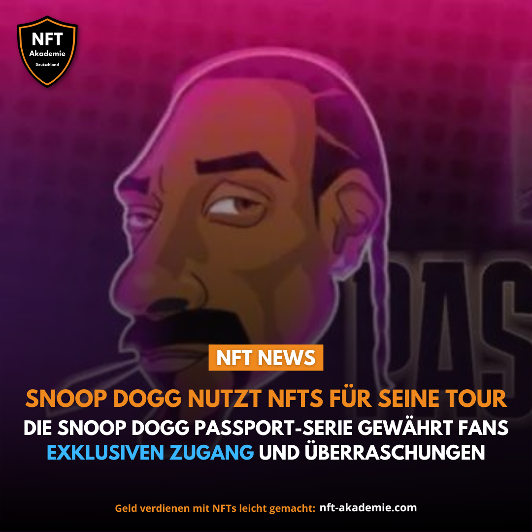 Read more about the article Snoop Dogg nutzt NFTs für seine neue Tour