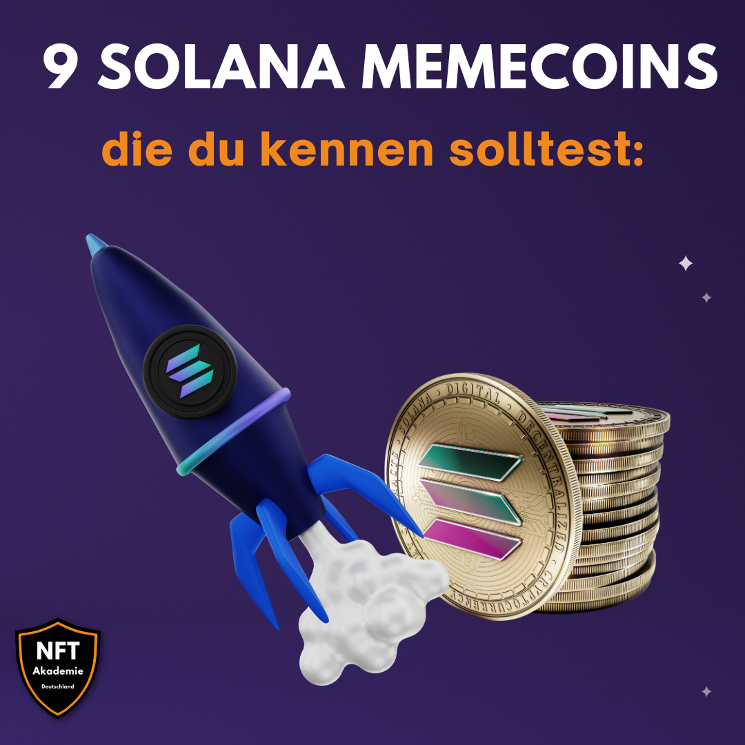 Read more about the article 9 Solana Memecoins Die Du Kennen Solltest!